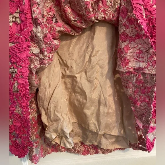 NWT Yoana Baraschi Anthropologie Pink Lace Mini Dress Champagne Liner Size 8P - www.jkreigsman.com NWT Yoana Baraschi Anthropologie Pink Lace Mini Dress Champagne Liner Size 8P - www.jkreigsman.com